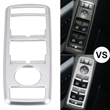 

Trim Switch Button Cover Interior For Mercedes Benz A B C(W204) E(W212) Silver Decoration Car Glass
