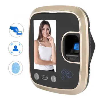 

4.3inch TFT TCP/IP 125khz RFID Face Recognition Fingerprint Card Attendance Machine Access Control for Employees 100-240V