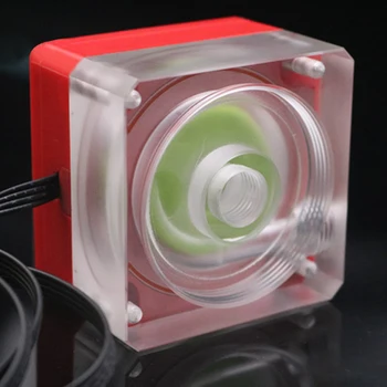 

Computer Base Low Noise Fan For Cooling System G1/4 Thread Accessories 500L/P Flow CPU Water Pump PC Input Output Easy Install