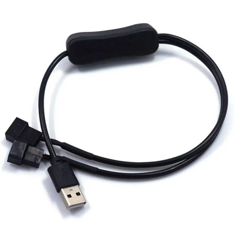 5V 2 Way USB до 4 Pin адаптер конвертер кабель соединитель вентилятора компьютера шнур |