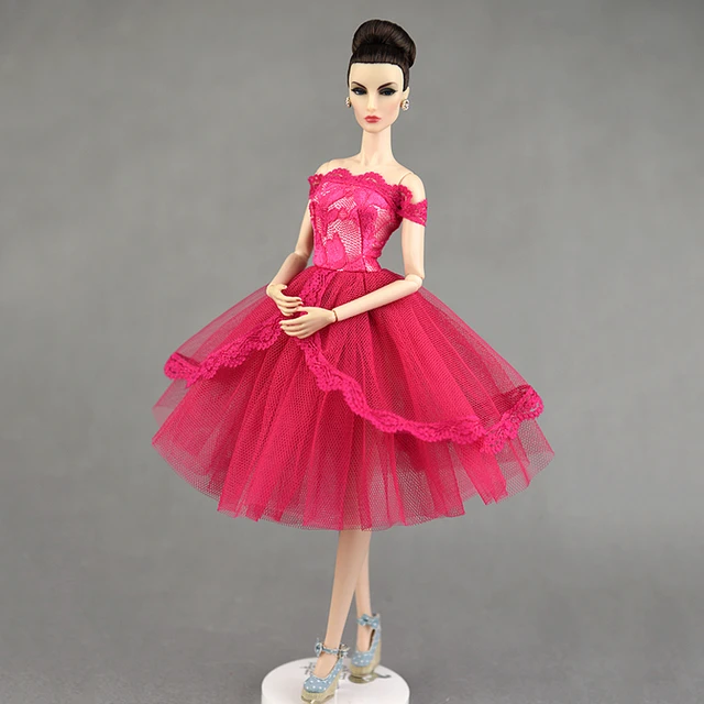 Molde de Silicone: Vestido da Barbie 6,0 x 6,5 cm