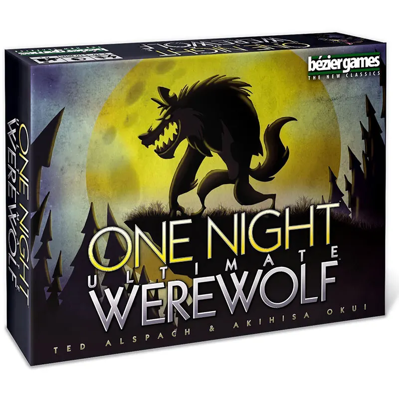 One Night Ultimate Werewolf Alien настольные игры семейная Интерактивная развивающая игрушка английская версия карточная игра