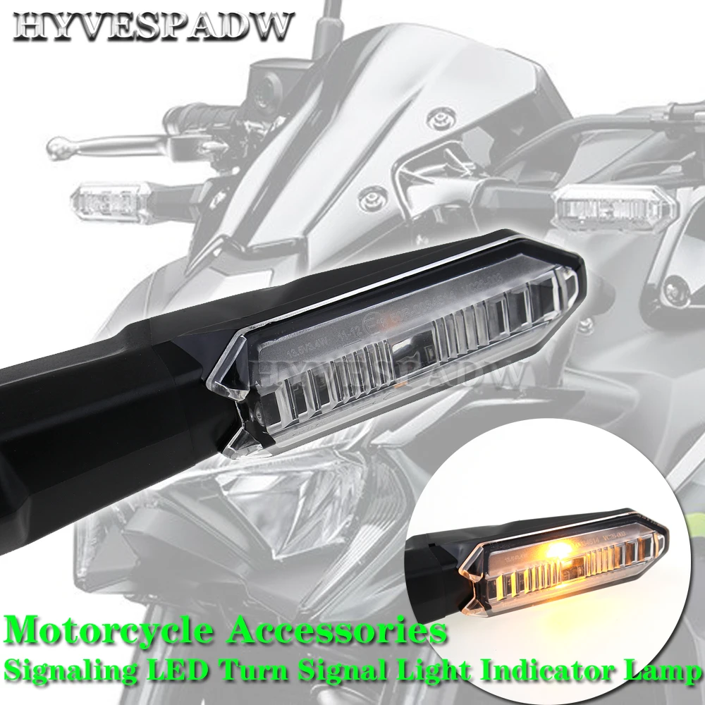 

For KAWASAKI Z1000 R Edition Z300 Motorcycle LED Turn Signal Indicator Lights Blinkers