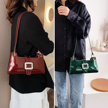 

RoyaDong Women's Handbags Luxury Female Shoulder Bag Ladies Light Pu Leather Women Evening Bag 2020 New Designer Girls Handbag