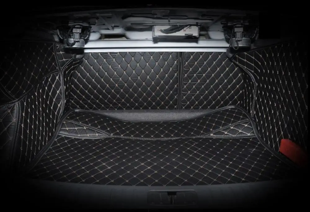 Волоконный кожаный коврик для багажника автомобиля для chevrolet malibu 2012 2013 автомобильные аксессуары