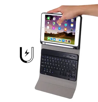 

Bluetooth Keyboad + Case For Apple iPad 7th 10.2 inch 2019 Cover Detachable Bluetooth Keyboard Case Cover 2 in 1 Tablet Shell