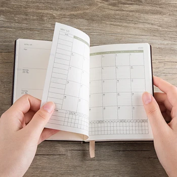 

2020 Calendar agenda Weekly Planner school stationery A6 Diary Notebook 106 sheets 80gsm paper small Journal notes pocketbook