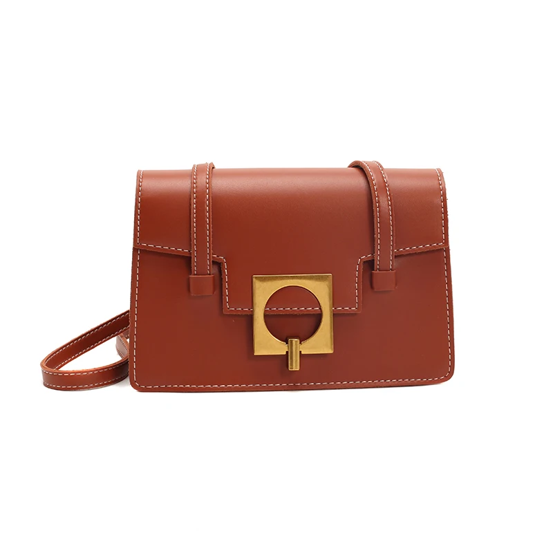 

Winter Designer Bags Famous Brand High Quality Leather Women Shoulder Bags 2019 Small Square Female Handbag Bolsa Feminina Brown