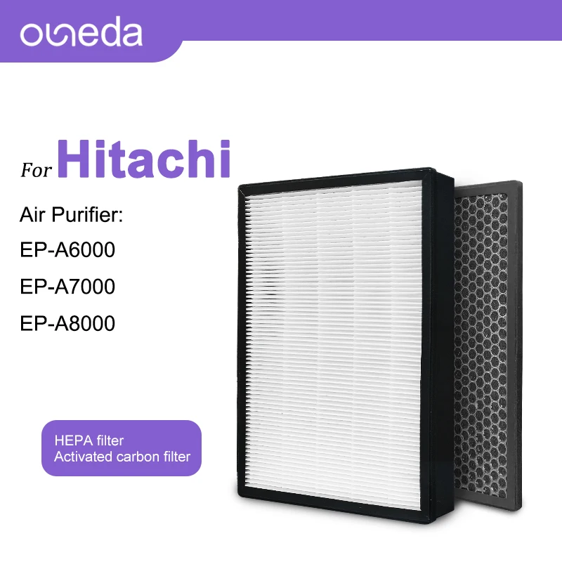 

Очиститель воздуха, угольный фильтр, 2 шт., Hitachi EP-A6000, EP-A7000, EP-A8000