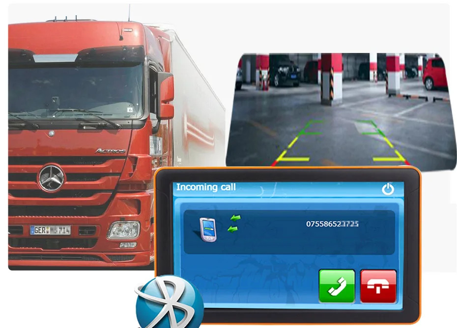 Автомобильный gps навигатор gps9 навигация Bluetooth AVLN|GPS для транспорта| |