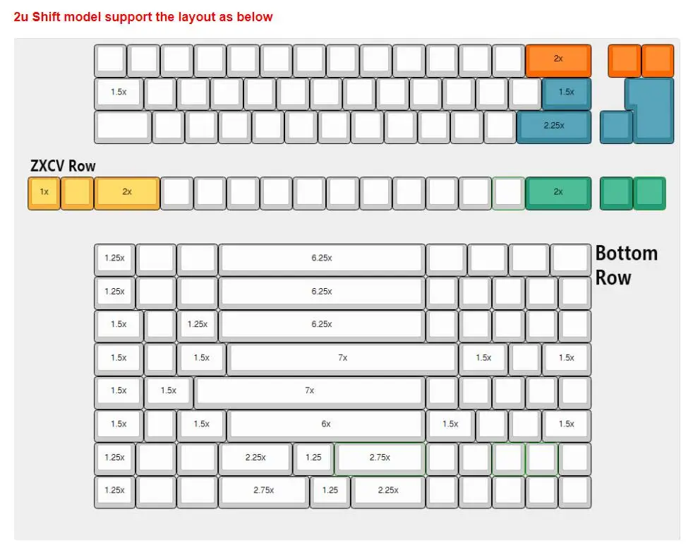 RGB LED, 60%, 61, 64, QMK, 2U,