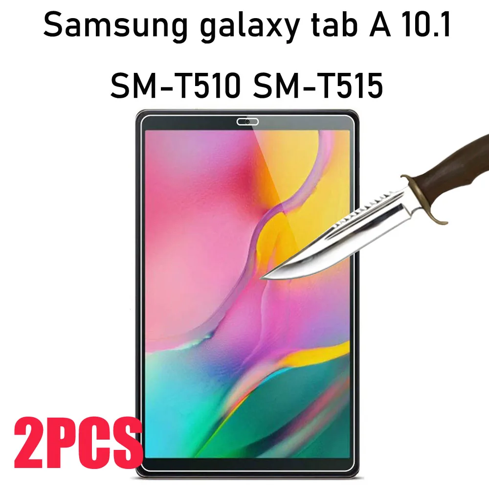 2 шт защита для экрана из закаленного стекла для samsung Galaxy Tab A 10,1 T510 T515 SM-T510 SM-T515 10,5 SM-T580 t590защита от царапин