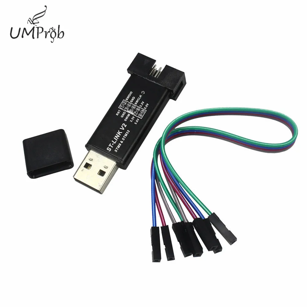 2020!5 шт./лот ST LINK Stlink Link V2 Mini STM8 STM32 симулятор загрузки Программирование с крышкой и