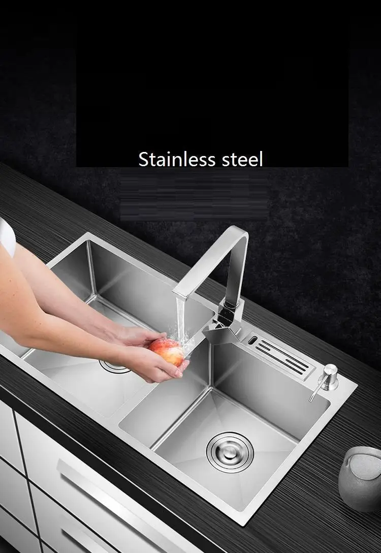 Cucina Acero Inoxidable портативный Tarjas Para Evier Inox кухонный Fregadero De Cocina Lavabo Cuba Pia Cozinha мойка для овощей