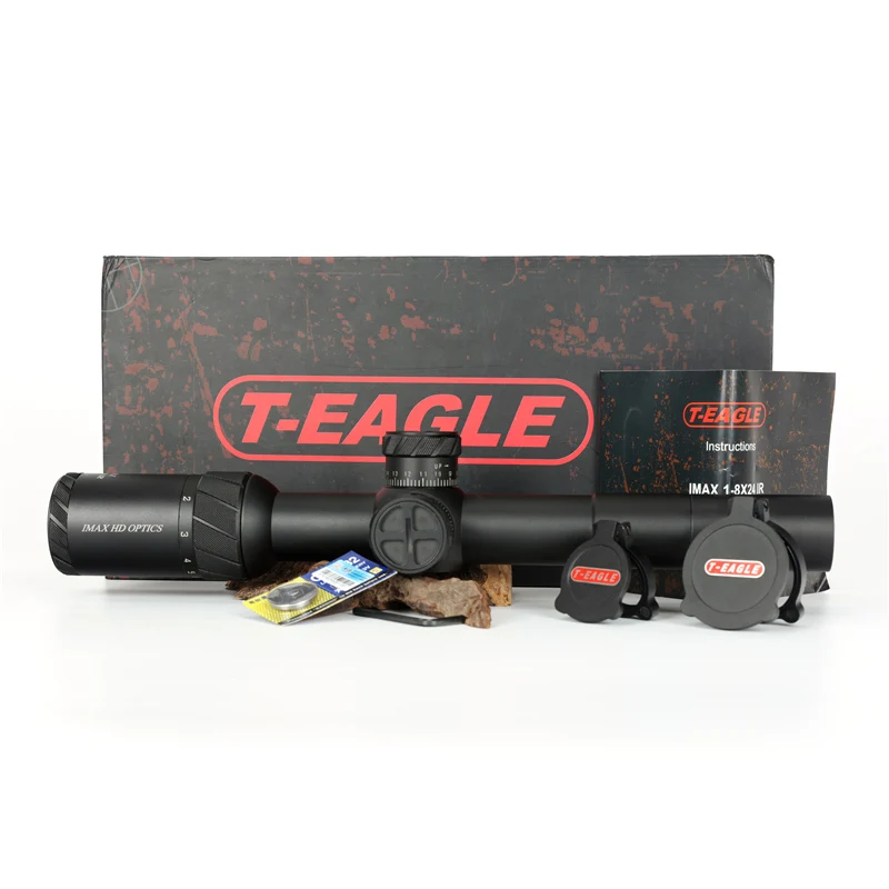 Охотничий оптический прицел TEAGLE ED 1 8x24 IR Lange тактический красный для винтовки