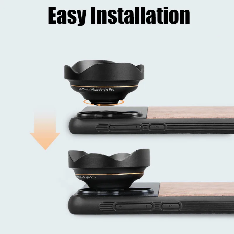 17mm Thread Lens Phone Case for IPhone 11 12 13 PRO MAX XS 7 8 plus Samsung HUAWEI for Kase Anamorphic Macro Telephoto Lens DOF case for iphone 13 pro max