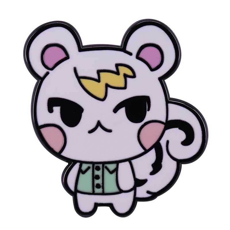 Little White Squirrel Marshal Pin Have Your Most Favorite AC Characters Decorate Your Items!.JPG