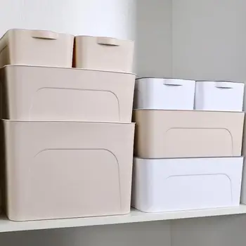 

Dormitory Clothes Receiving Box Plastic Finishing Box Household Cosmetics Receiving Box Desktop Storage Box Super Large