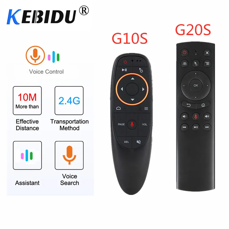 Беспроводная воздушная мышь Kebidu G20S/G10S 2 4G гироскоп ИК обучение умный голосовой