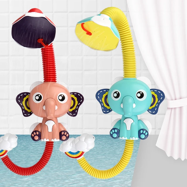 Bath Toys Baby Elephant Spray Toddler Kids Electric Cartoon Shower Water Spray Toys Boys Girls Swimming Water Toys Game Gift 1
