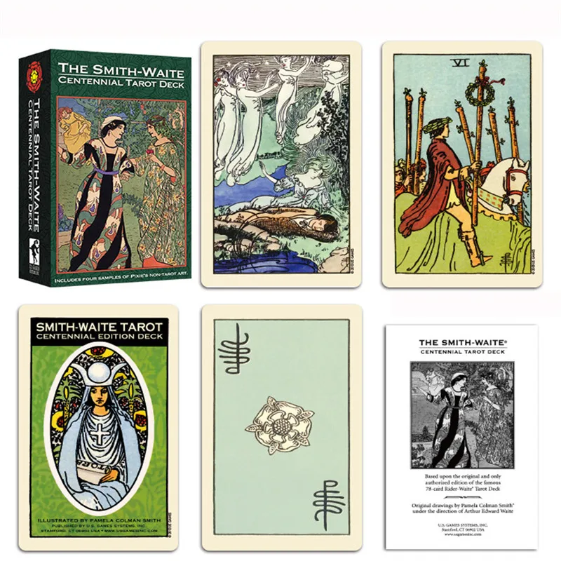 Карточная игра Smith Tarot карточная полностью английский лучистый наездник ждать