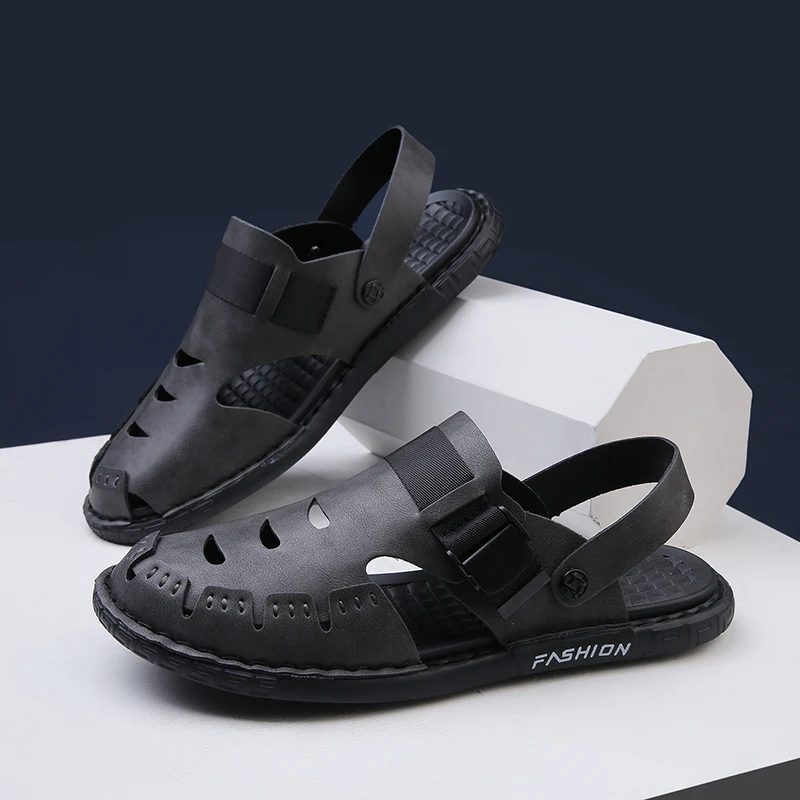 Valstone 2021 New Mens Sandals Outdoor Leisure Beach Waterproof Shoes For Men Fashion Summer Slip Resistant Male Flats Sneakers