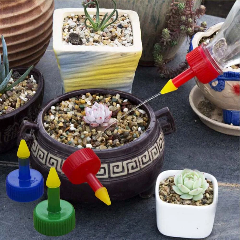 

4pcs/set Plant Watering Attachment Flower Watering Sprinkler For Bottle Gardening Tool