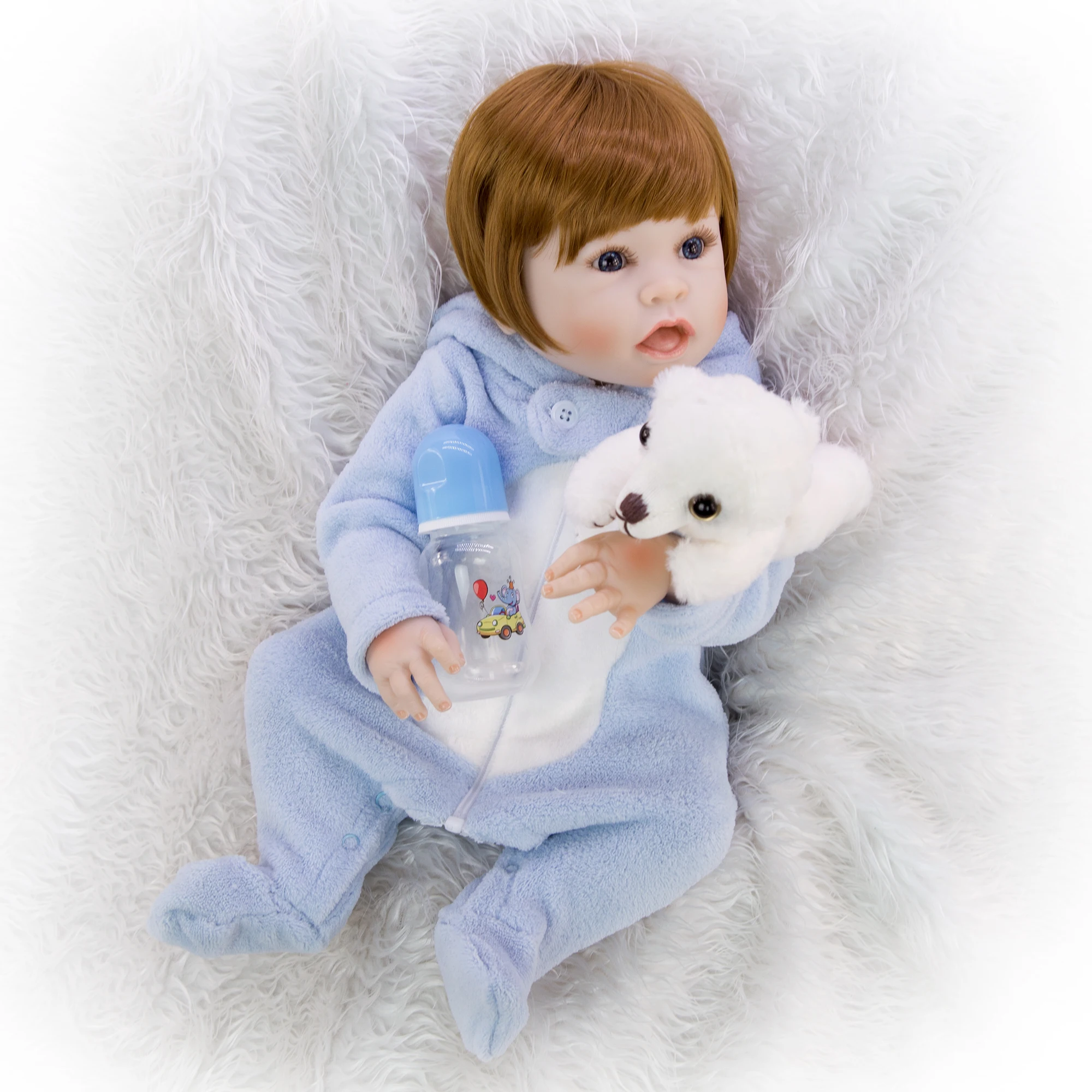 KEIUMI эксклюзивный Reborn Baby Doll мальчик 23 ''Полный Силиконовые винил ручной работы Детский приятель Boneca для детей, подарок ко дню рождения
