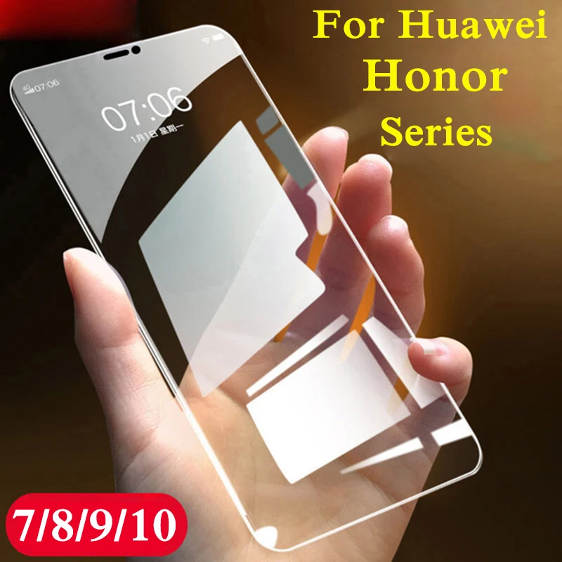 Glass on for huawei honor 8x max 8c note 10 9i screen protector honer 8 Lite Pro huawai huawey hono protective glas tempered 9h | Мобильные