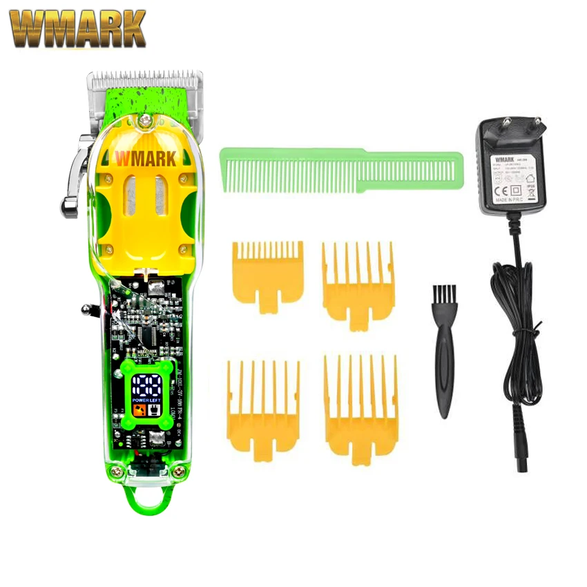 2021 WMARK NG-408 прозрачный стиль зеленый цвет Профессиональный перезаряжаемый шнур