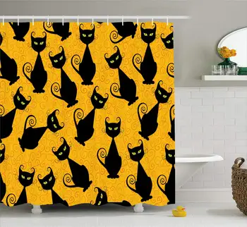 

LB Winter Shower Curtain Set Jungle Forest Wood Tree in Snow Bathroom Curtain with Hooks 72x72 inch Waterproof Polyester Fabric