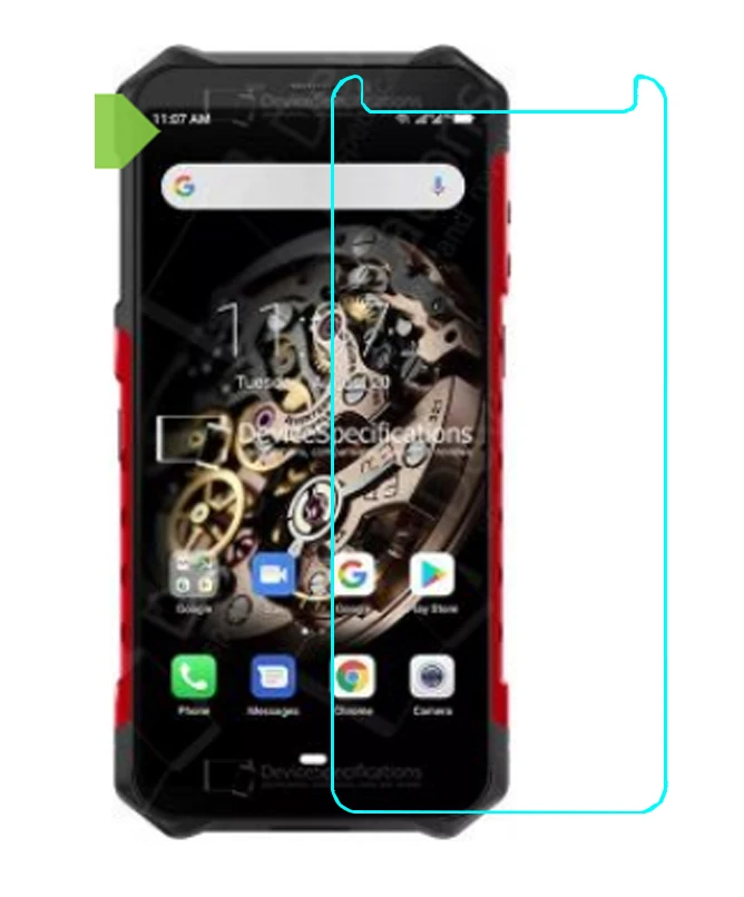 Закаленное стекло для Ulefone Armor X5 Защитная пленка экрана 5 дюйма защита от царапин