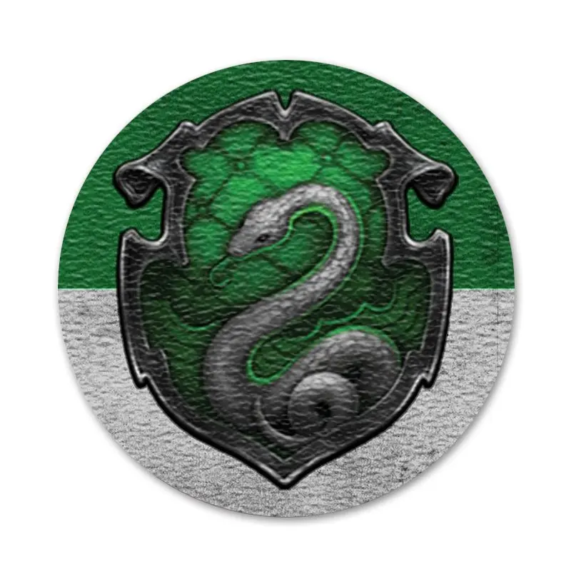 H-P House Slytherin Crest Enamel Pin Witchcraft N Wizardry Brooch