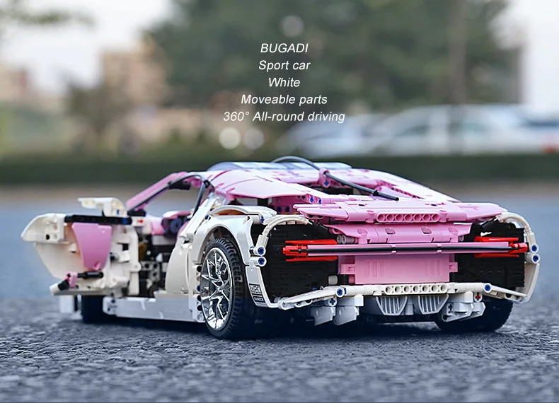 Technic City Racing Car DIY Мини Алмазные Кирпичи Supercar Bugattis 1:10 спортивная модель строительные блоки игрушки для детей подарок