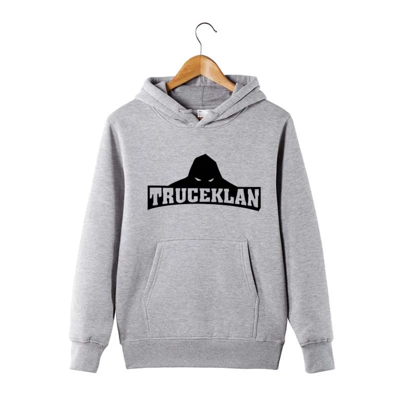 Trucklan Noyz Narcos Металл Картер рэп ядро Italiano хип хоп Bhmg ловушка толстовки новые зимние хлопковые флисовые толстовки для мужчин - Цвет: gray