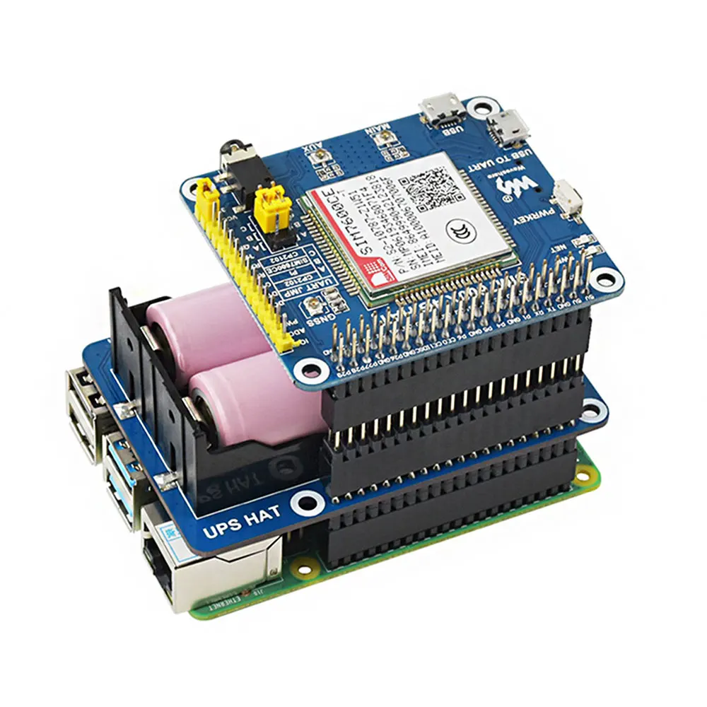 Fonte de Alimentação Potência de Saída para Raspberry 3b + - Raspberry Módulo Ininterrupta Ups Hat Estável 5v 3b - 4b Dropship pi 4 b - Imagem 6