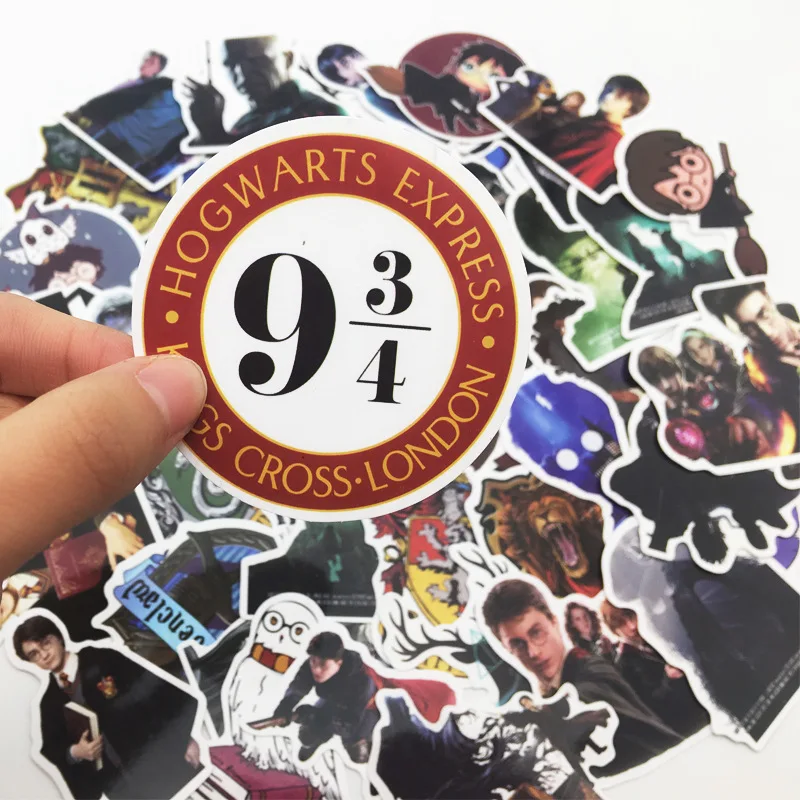 50PCS New Movie Cool Harry Sticker Funny Anime Waterproof for Phone Laptop Scrapbook Scooter Toys for