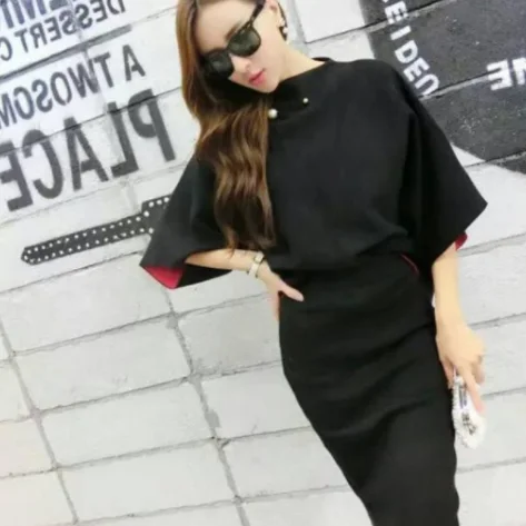 

Women Knitted Suit Skirt and Top Set Winter 2019 Autumn Long Sleeve Female Knitwear With Midi Skirts Sets Two Pieces AQ150