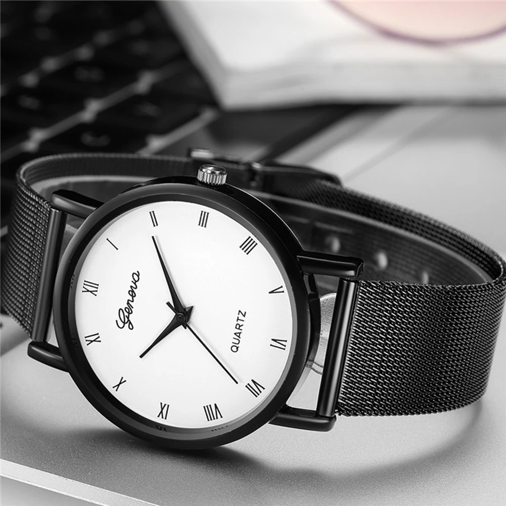 

2021 Simple Fashion Men Watches Stainless Steel Strap Quartz Watch For Men Erkek Kol Saati