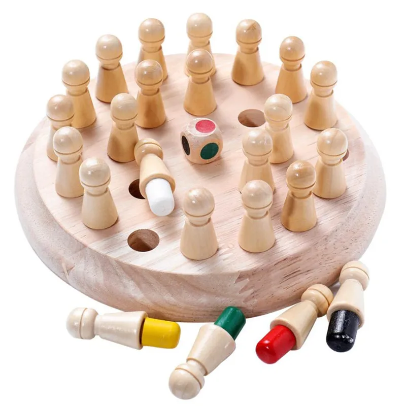 Details about   Wooden Memory Match Stick Chess Game Fun Block Board Game Educational Fun NEW 