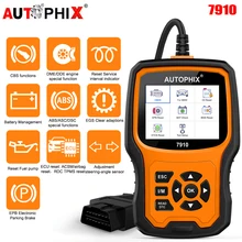 Autophix 7910 para bmw obd2 serviço de óleo scanner epb sas airbag tpms redefinir obd2 ferramenta diagnóstico para bmw obdii scanner automotivo
