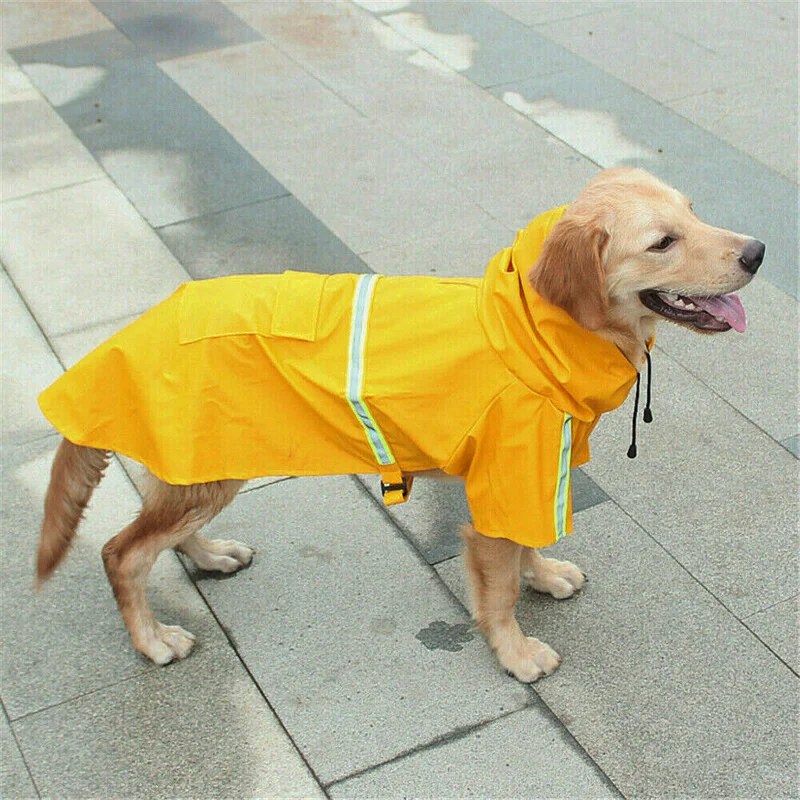 Jacket Raincoats Puppy-Clothing Dogs Waterproof Outdoor Vest Pet-Dog Reflective Small