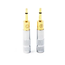 Free shipping 2pcs 2 5mm Headphone Audio Cable Connector Plug Pin Adapter For HD700 BS1