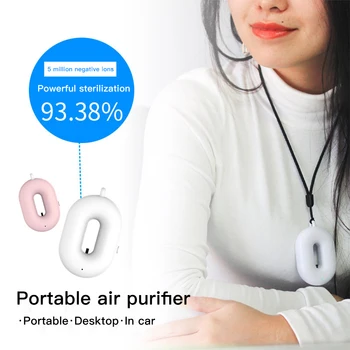 

PM2.5 Electric Sterilization Air Constant Temperature Portable Household Portable Neck Hanging Necklace Portable Air Purifier