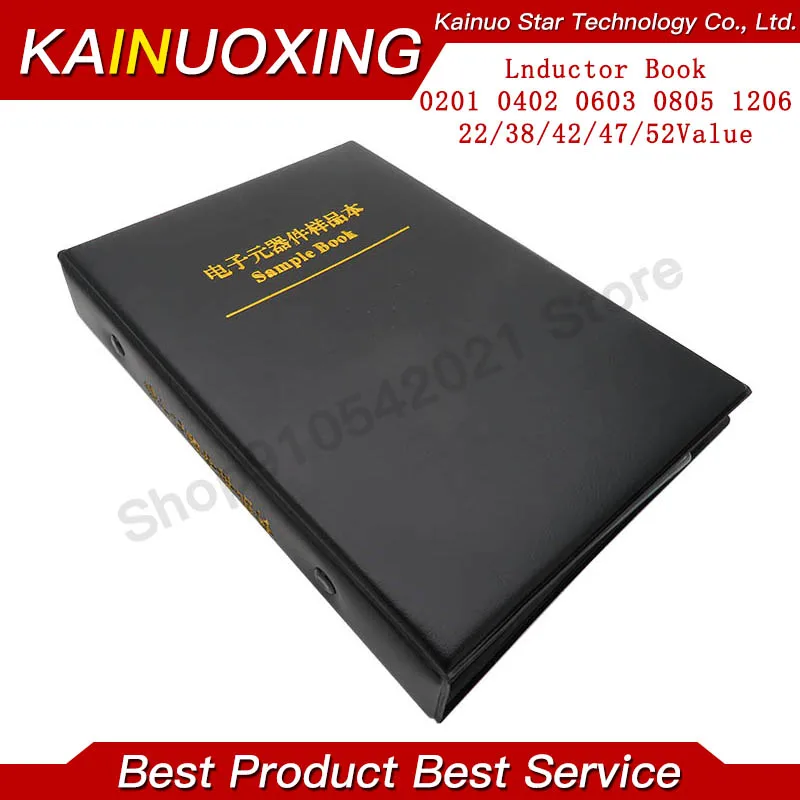 SMD Chip Inductance Assortment Booklet Kit Sample Book 0.6nH-120nH SMD SMT Chip Inductor