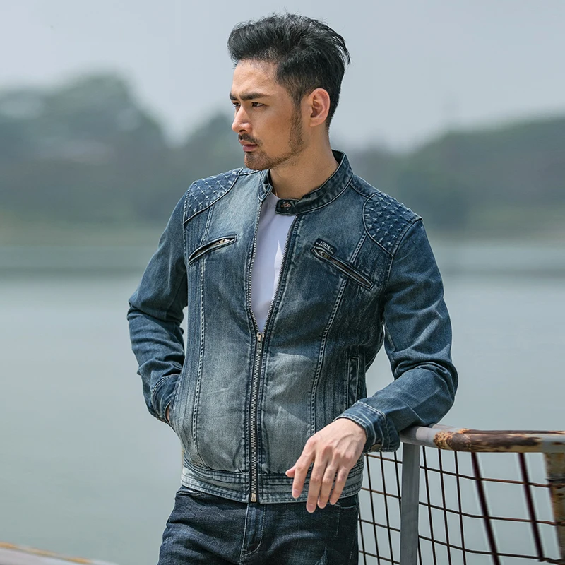 Personality Biker Denim Jacket Youth 