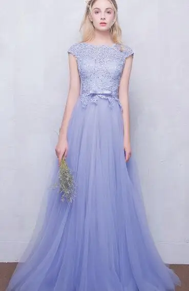 same as picture Платье для выпускного вечера,, vestido de festa, Longo, открытая спина, сексуальное, кружевное, расшитое бисером, Длинные вечерние платья из тюля, простые платья для подружек невесты - Цвет: same as picture