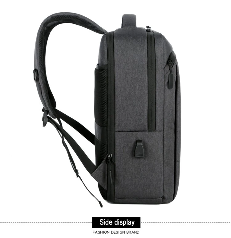 Мужской рюкзак для ноутбука, 15,6 дюймов, офисный рюкзак, Usb зарядка, деловая сумка, унисекс, черный рюкзак, школьный рюкзак, Mochila, мужской рюкзак