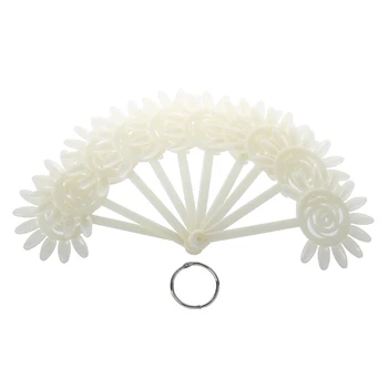 

Fan Style Nail Art Tips Display Practice Wheel Tool 10pcs