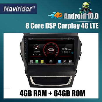 

Built in 4G Lte car Intelligent navigation tape recorder 10 android car gps radio multimedia player for hyundai IX45 Santa Fe